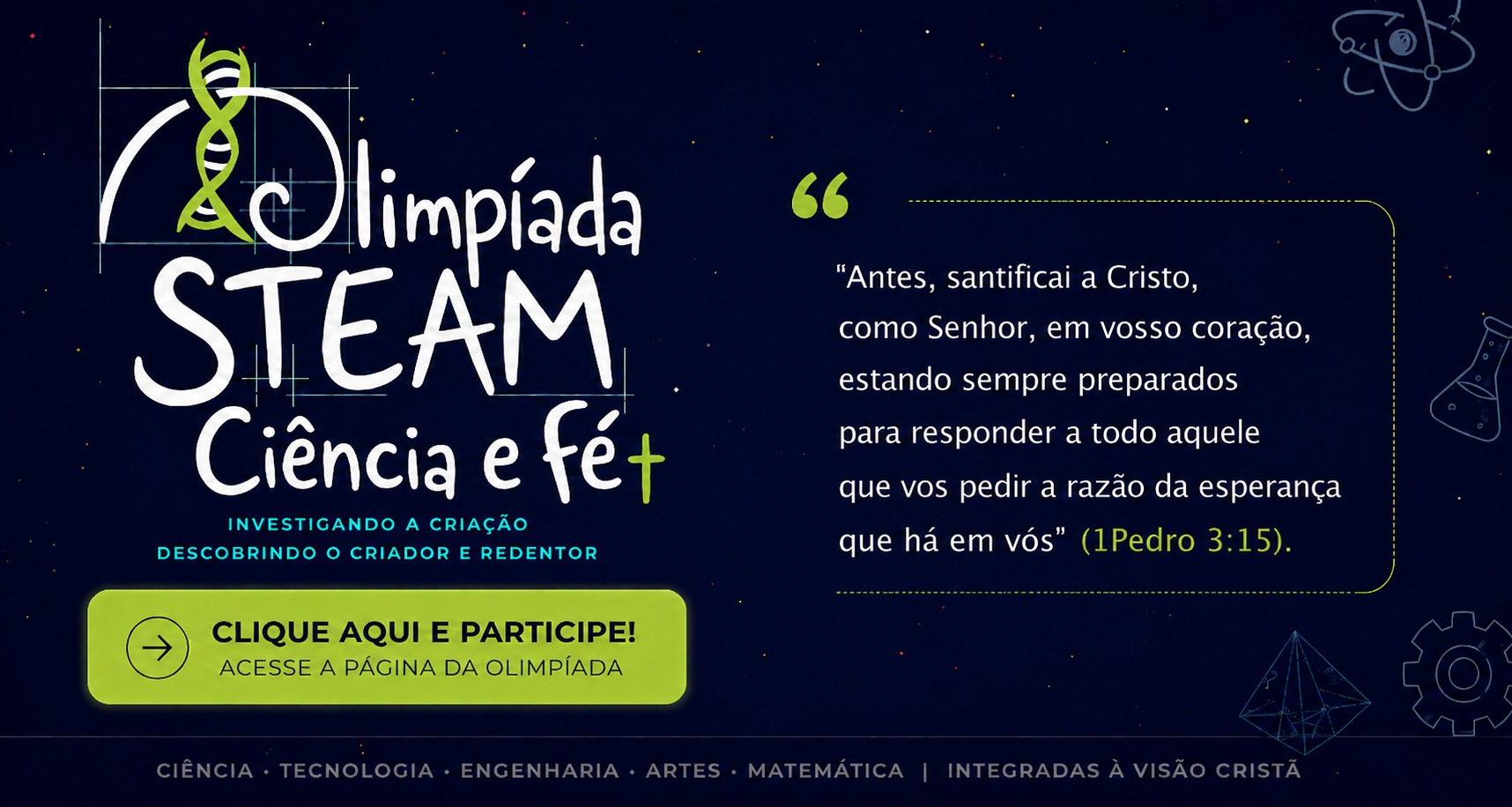 Olimpíada STEAM Ciência e Fé